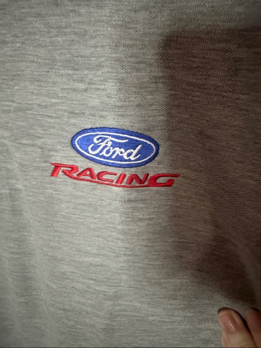 Ford Gray Polo with Racing Patch - Picture 3 of 5